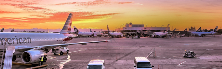 Obserwuj ruch na lotniskach z całego świata!